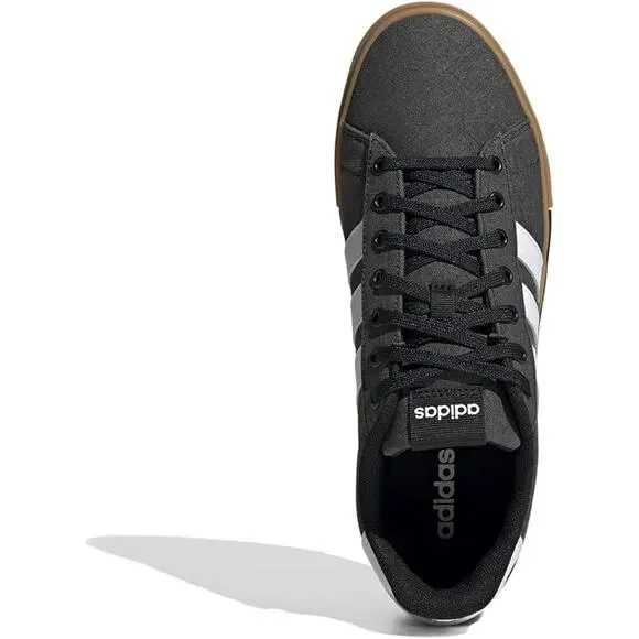 NWT adidas Men's Daily 4.0 Sneaker, Black/White/Gum,7